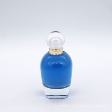 round cylindrical exquisite high quality transparent glass perfume bottles